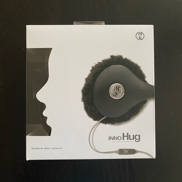 NEW Inno HUG Black Muff Headphones - Picture 2 of 5